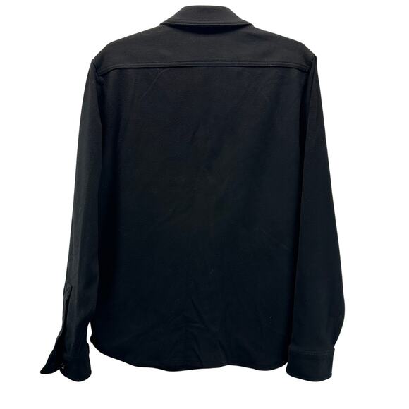 J. Crew Seaboard Soft-Knit Black Shirts with Camp Pockets Med BV899 - Picture 3 of 9
